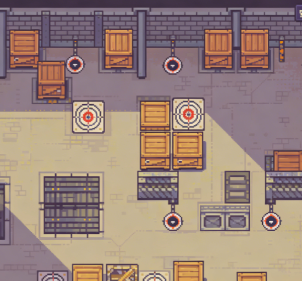 Retro Warehouse Crate-Pushing Game Pack